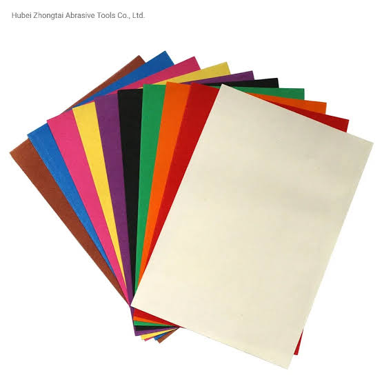 Multicolour Abrasive Sheets
